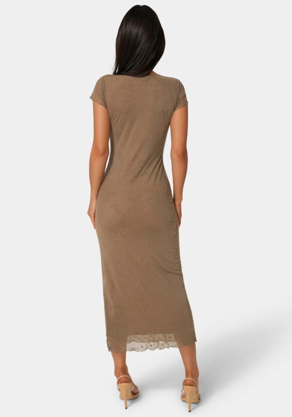 704629_mocha_3_36c7d361-51a5-4812-bbd9-4a930b0d7b00 Flocking Mesh T-Short Maxi Dress